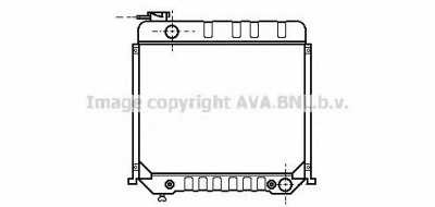 AVA QUALITY COOLING ms2058 -  Радиатор, охлаждение двигателя